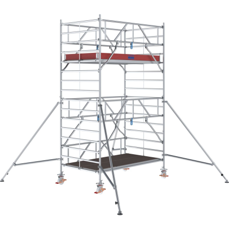 Rusztowanie jezdne aluminiowe Krause Stabilo 5000 (1,50x2,50 m) – wys. rob. 5,3 m